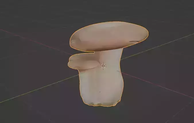 Mushroom game ready asset 