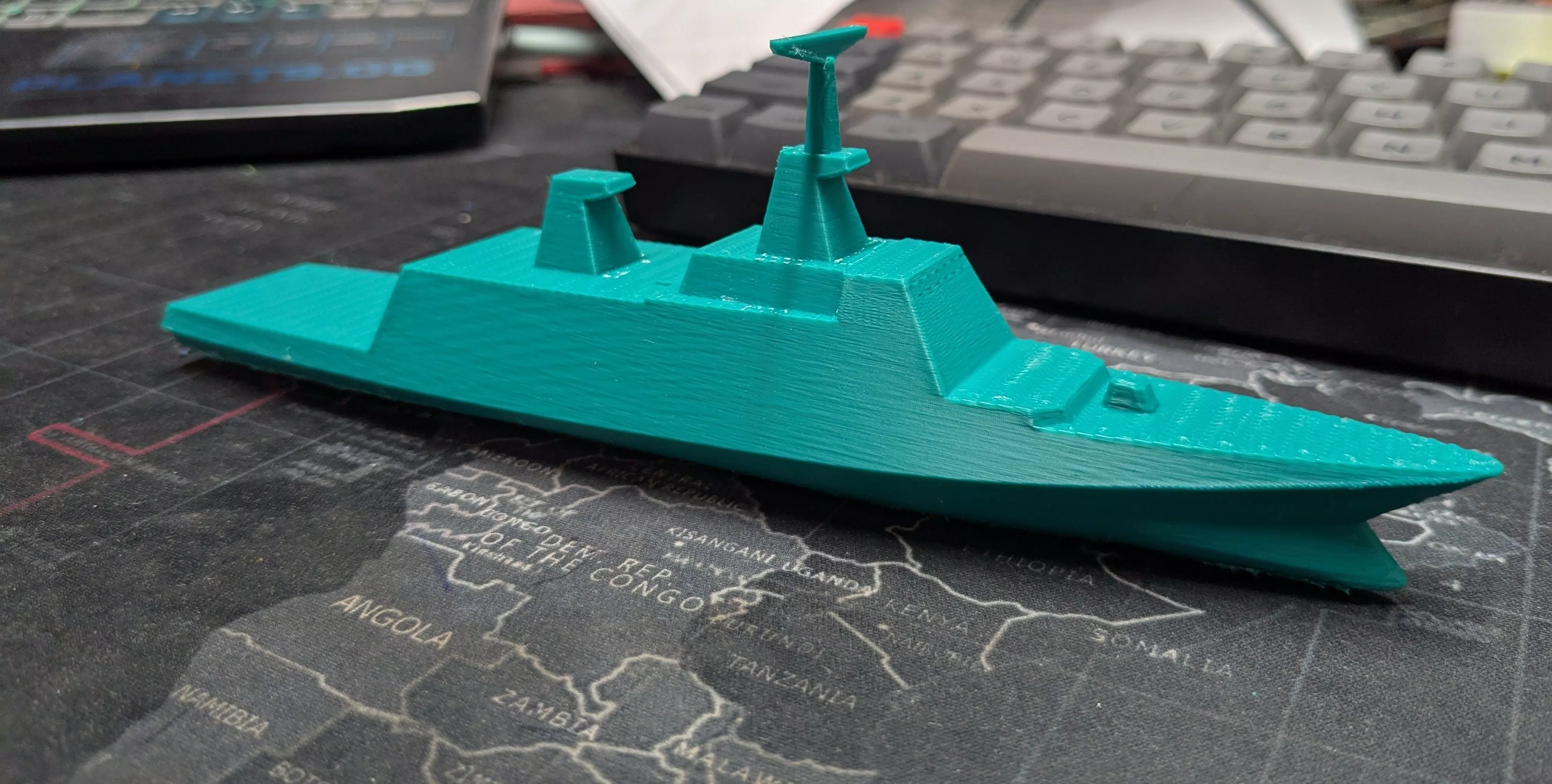 La Fayette Class Frigate class inspired battleship Free 3D print model