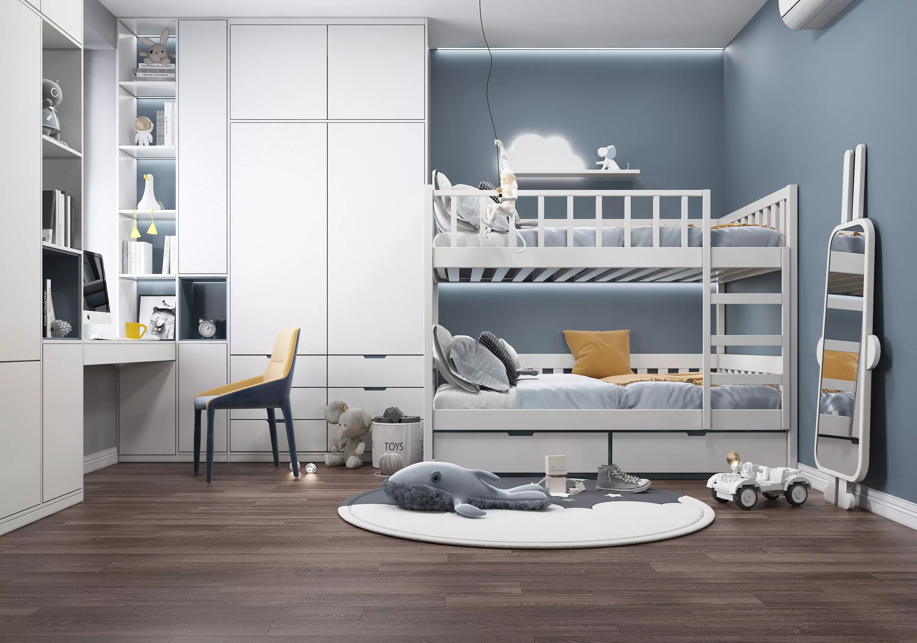 kids bedroom 3D model