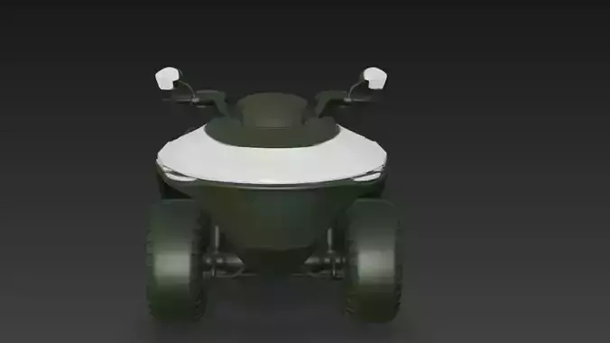 Realistic ATV Quad Bike 3D Model Game Ready