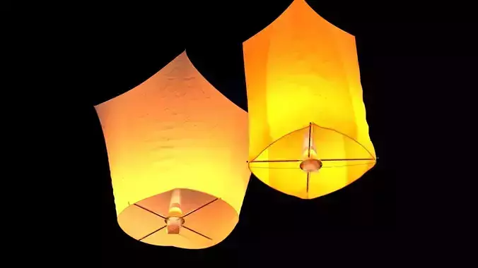 Chinese sky lantern 