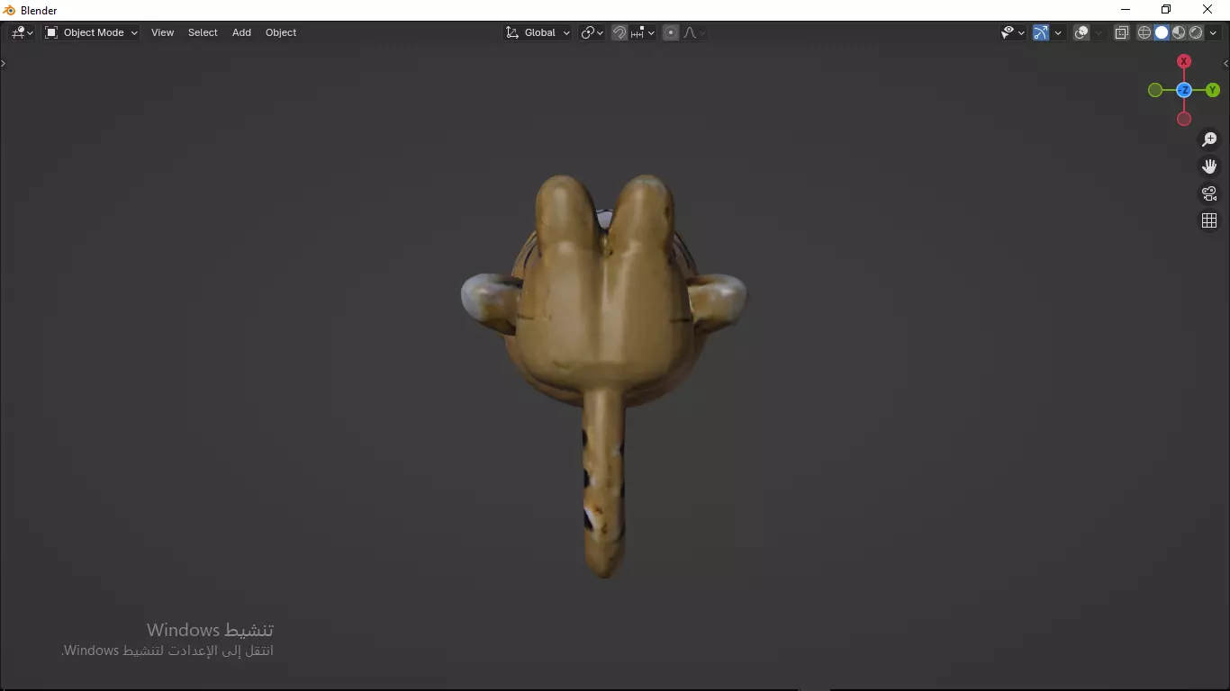 Cat Tedy Bear Toy Low-poly 3D model_22