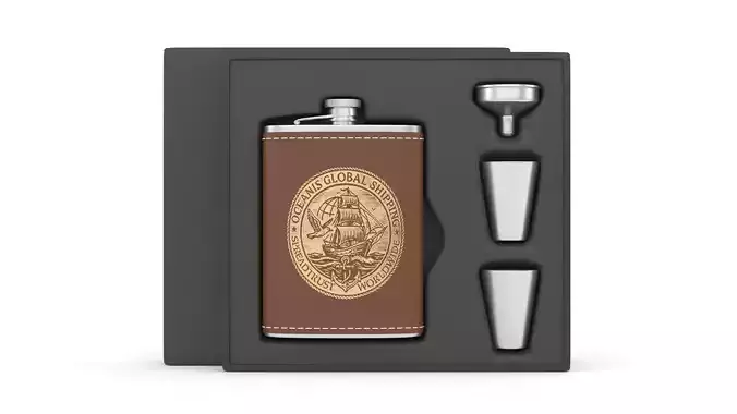 Personalized Flask Set
