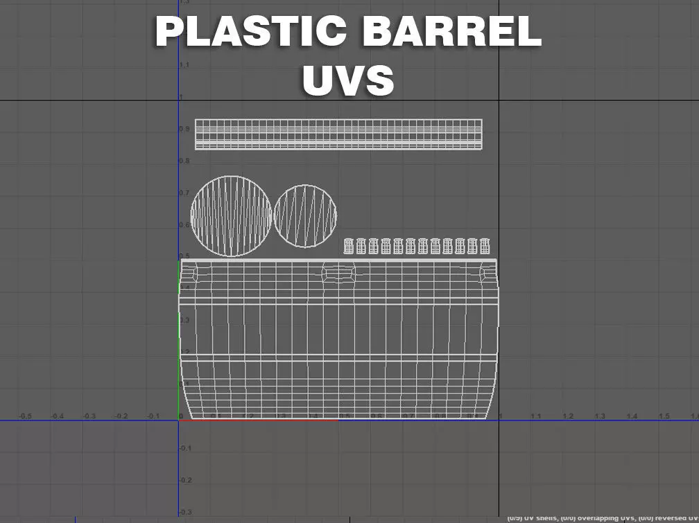 Barrels Pack - Game Ready Low-poly 3D model_12
