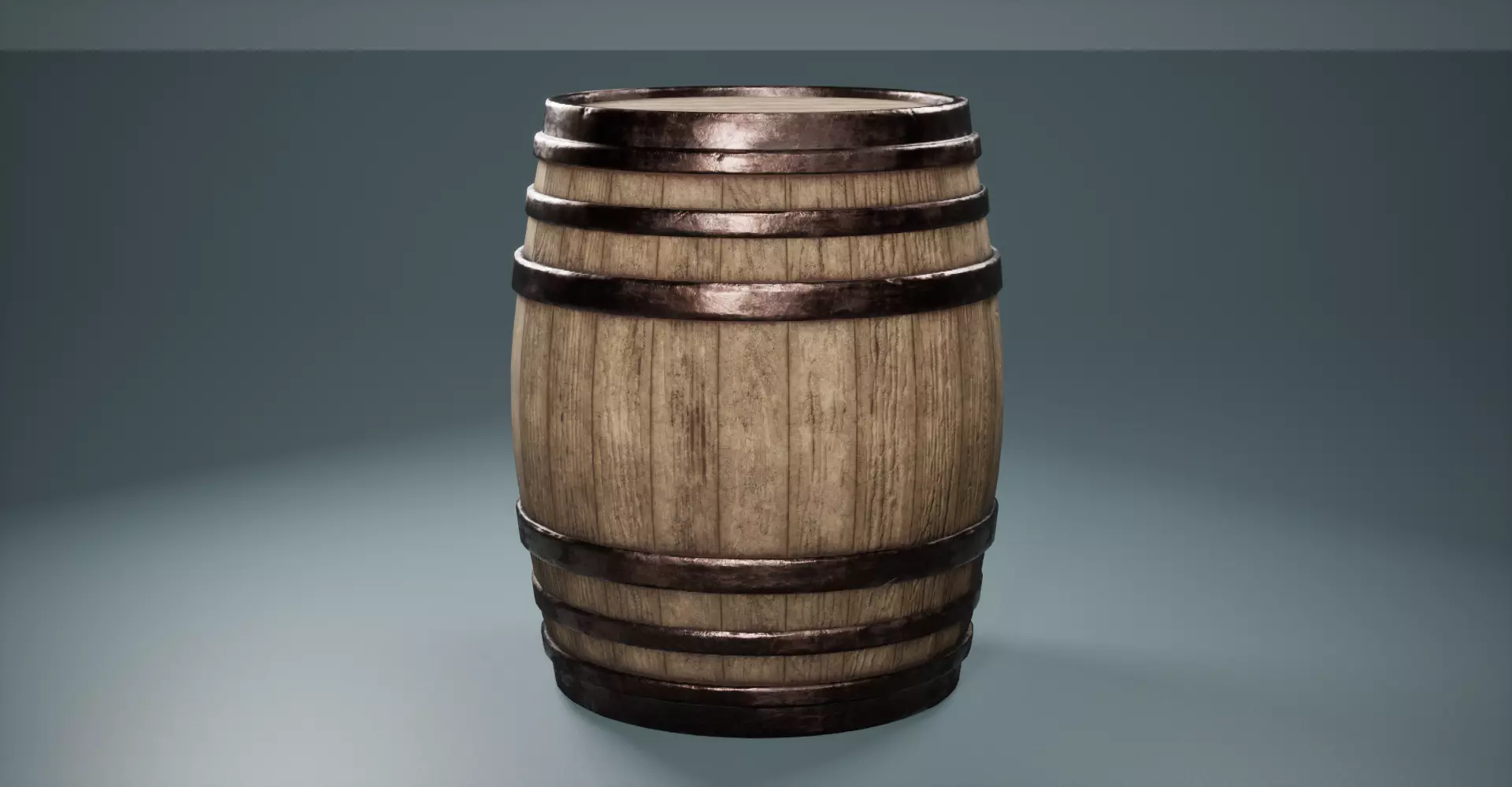 Barrels Pack - Game Ready Low-poly 3D model_5
