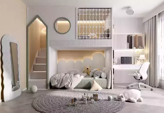 Kids Bedroom Interior