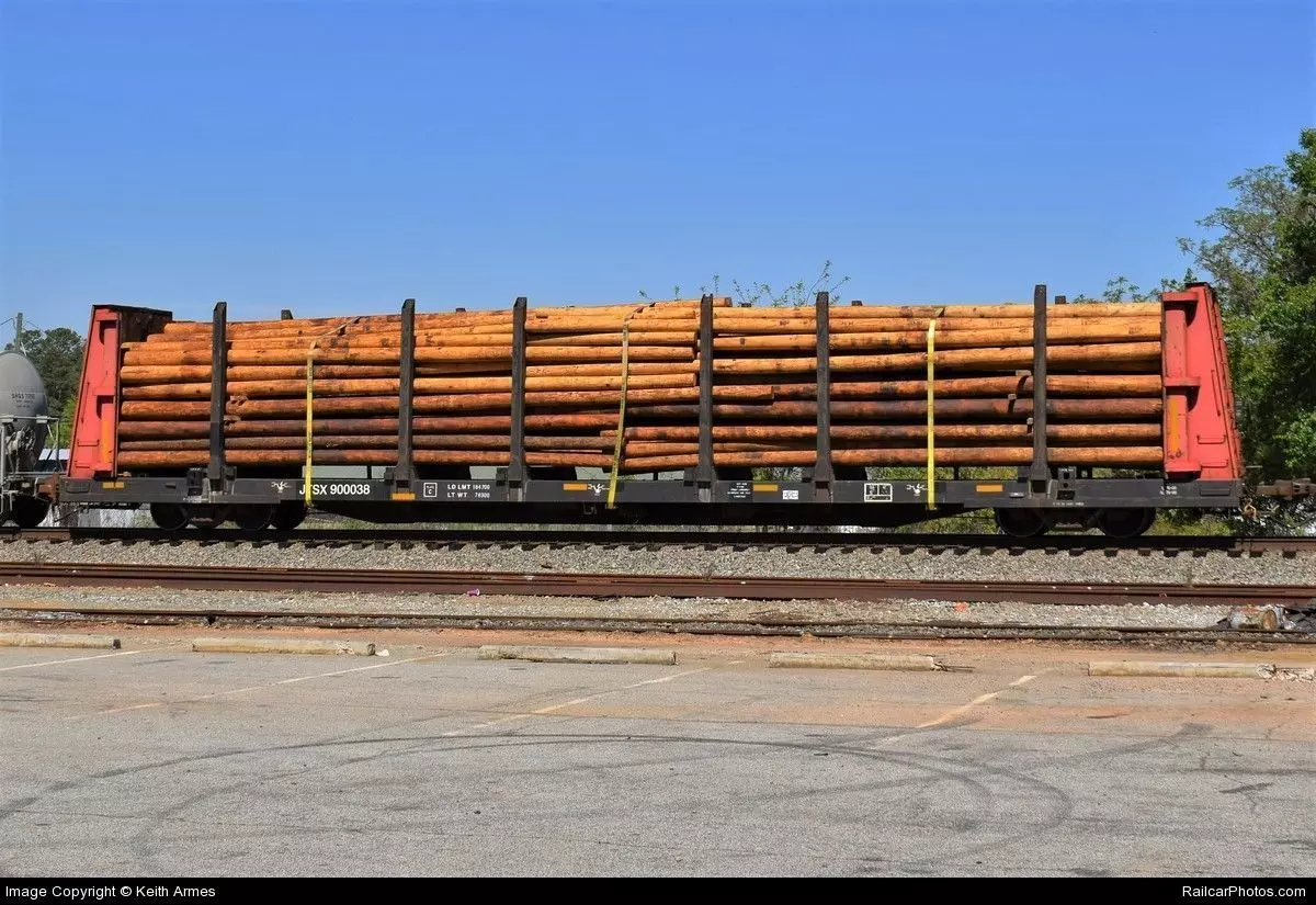 HO Johnstown America 70 Bulkhead Flatcar 3D print model_7