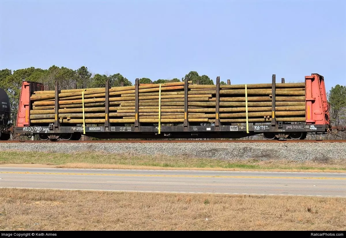 HO Johnstown America 70 Bulkhead Flatcar 3D print model_9