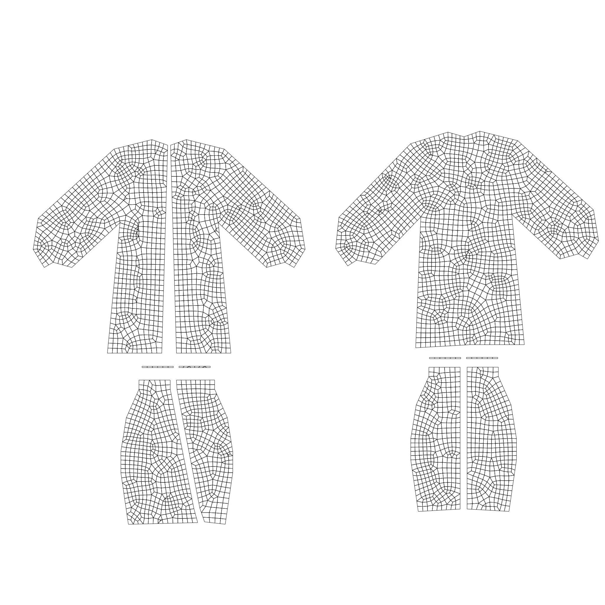 3D Female Apparel - Short skirt and Jacket Low-poly 3D model_19