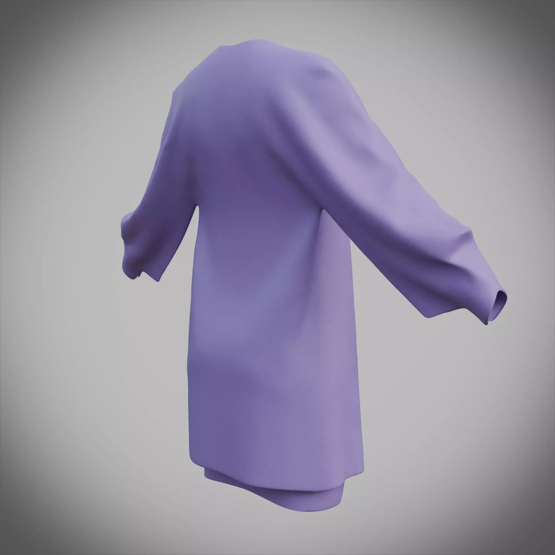 3D Female Apparel - Short skirt and Jacket Low-poly 3D model_8