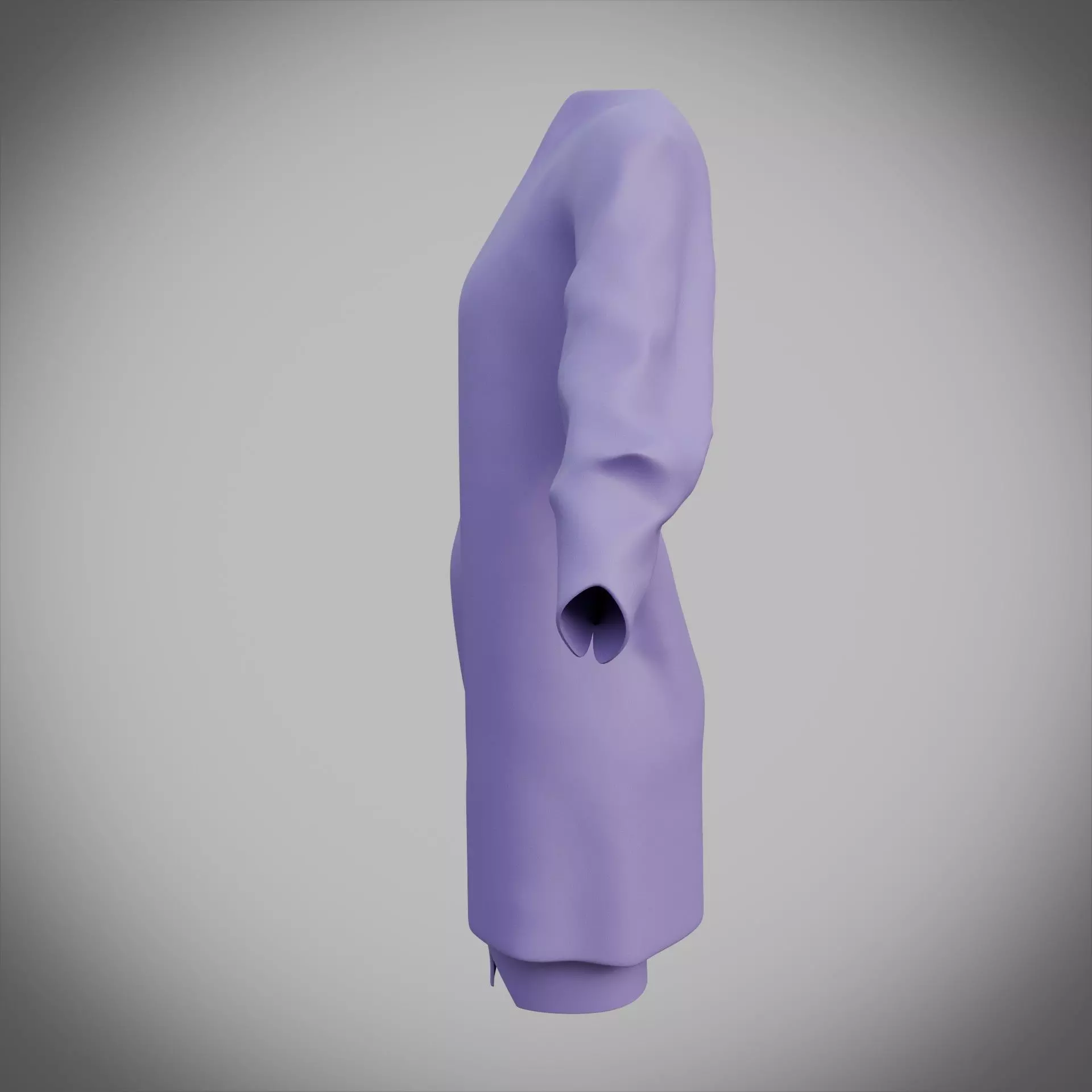 3D Female Apparel - Short skirt and Jacket Low-poly 3D model_13