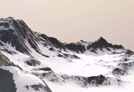 Snowy Mountain Terrain
