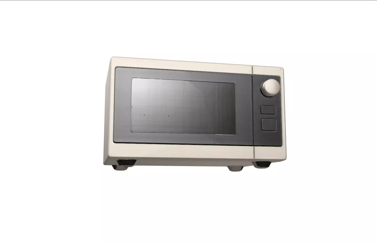 Microwave  Low-poly 3D model_1