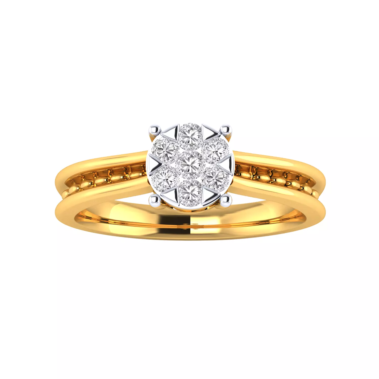 Women Ring Render 3dm STL MTL SLC JCD OBJ FBX Details 3D print model_25