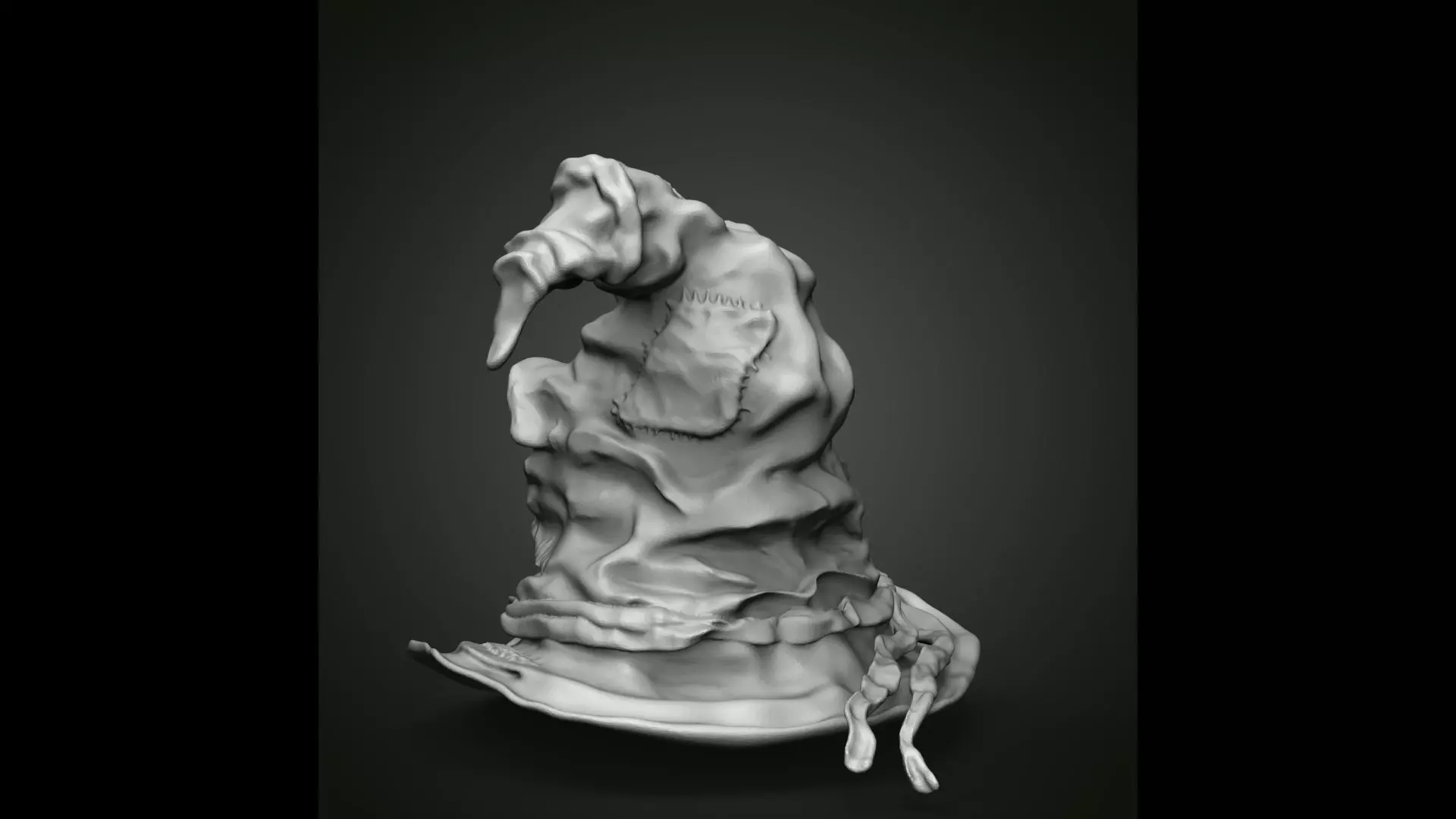 Sombrero seleccionador de Harry Potter 3D print model_5