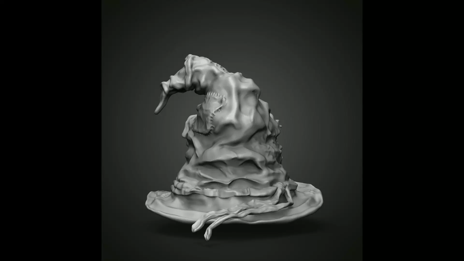 Sombrero seleccionador de Harry Potter 3D print model_4