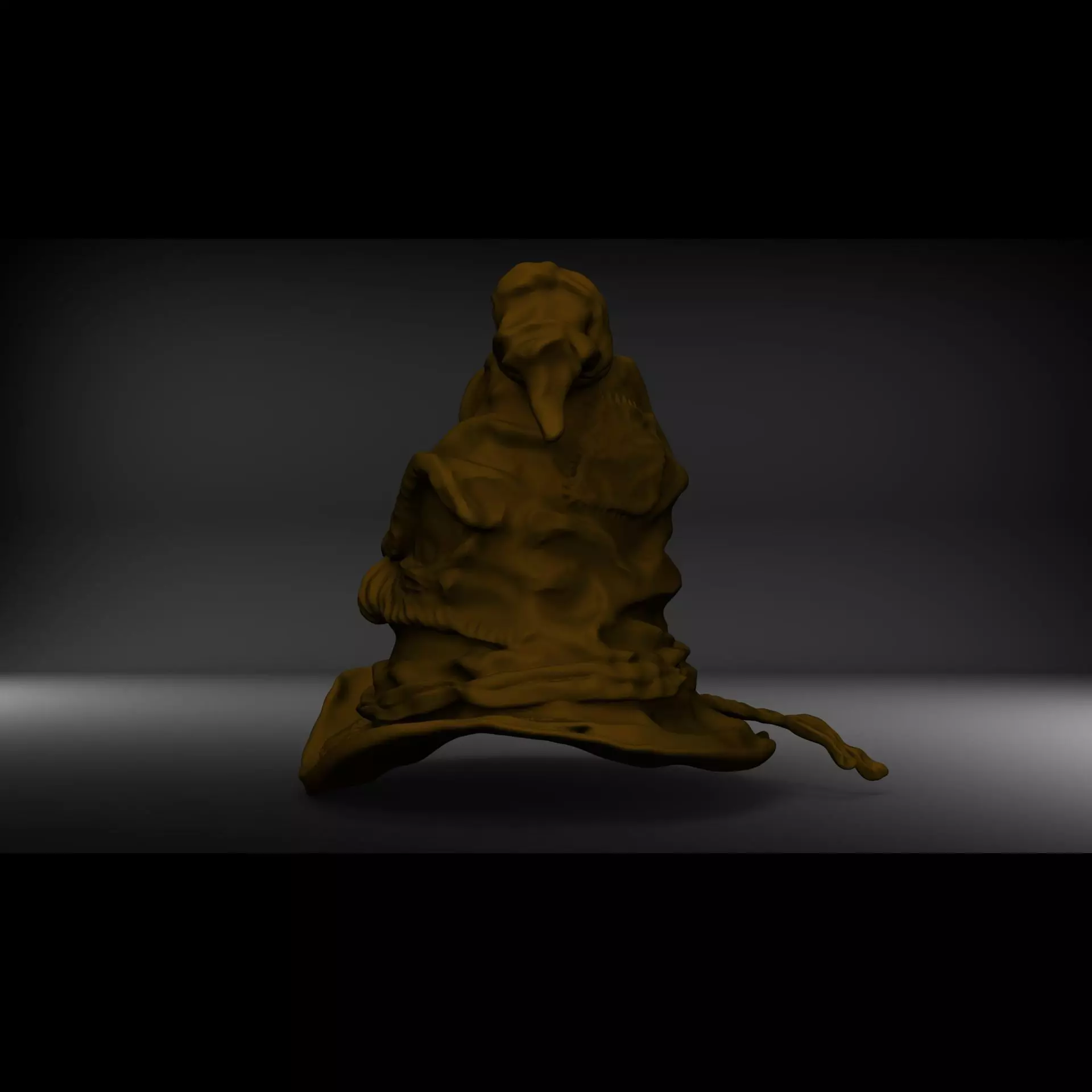 Sombrero seleccionador de Harry Potter 3D print model_16