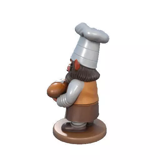 2291  Fairy Tale Gnome  Color Full  Body Figurine 3D print model_26