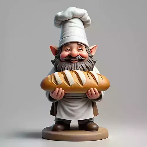 2291  Fairy Tale Gnome  Color Full  Body Figurine