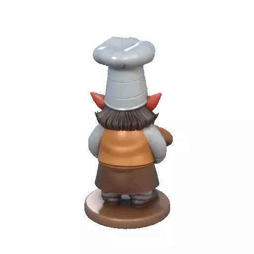 2291  Fairy Tale Gnome  Color Full  Body Figurine 3D print model_20