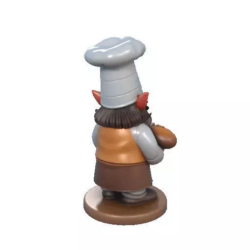 2291  Fairy Tale Gnome  Color Full  Body Figurine 3D print model_18