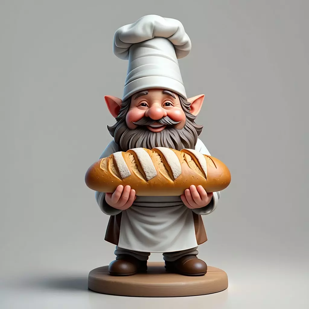 2291  Fairy Tale Gnome  Color Full  Body Figurine 3D print model_2