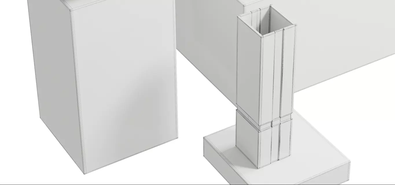 Jan Vogelpoel Convergence Sculptural Vessel CONVERGENCE VESSELS 3D model_11