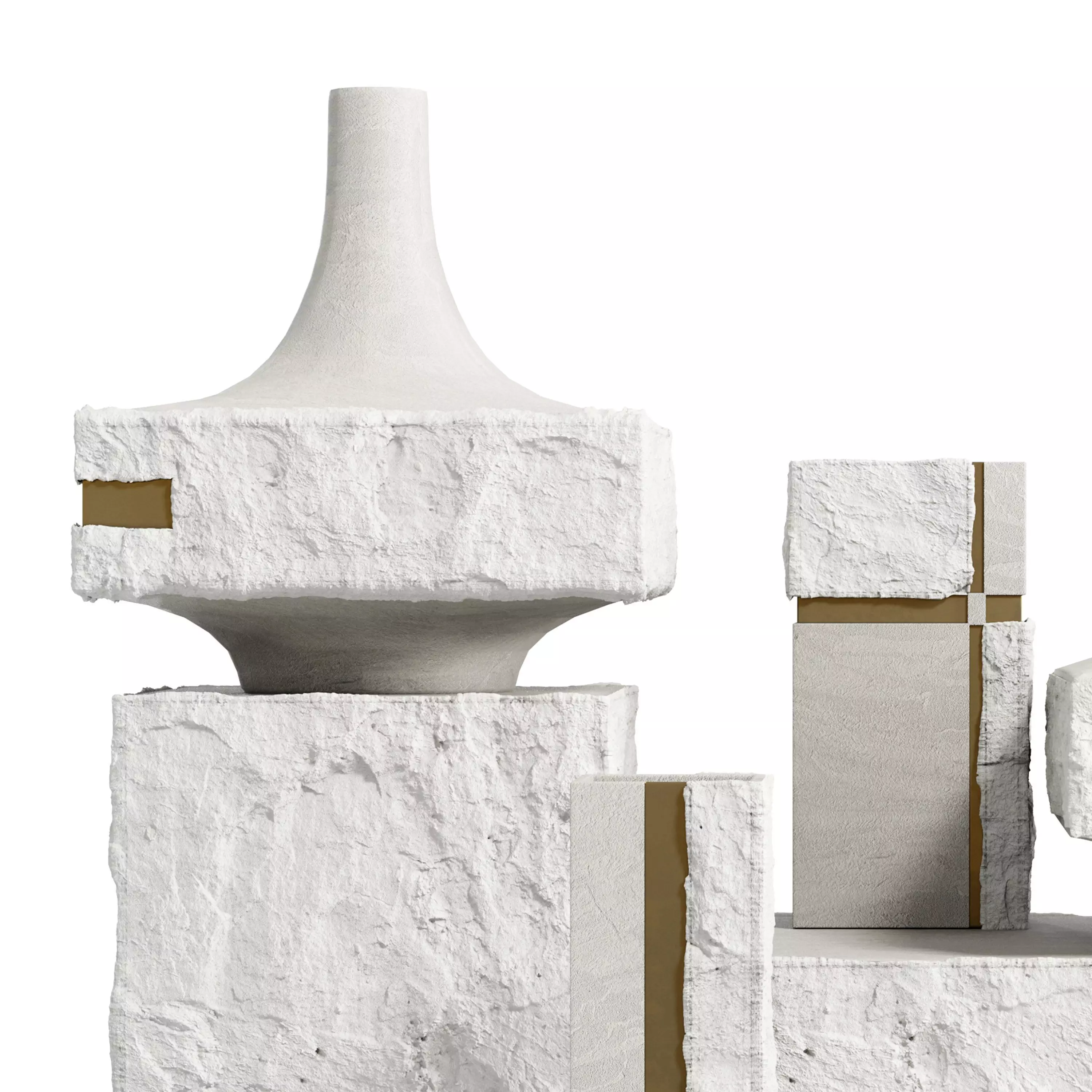 Jan Vogelpoel Convergence Sculptural Vessel CONVERGENCE VESSELS 3D model_4