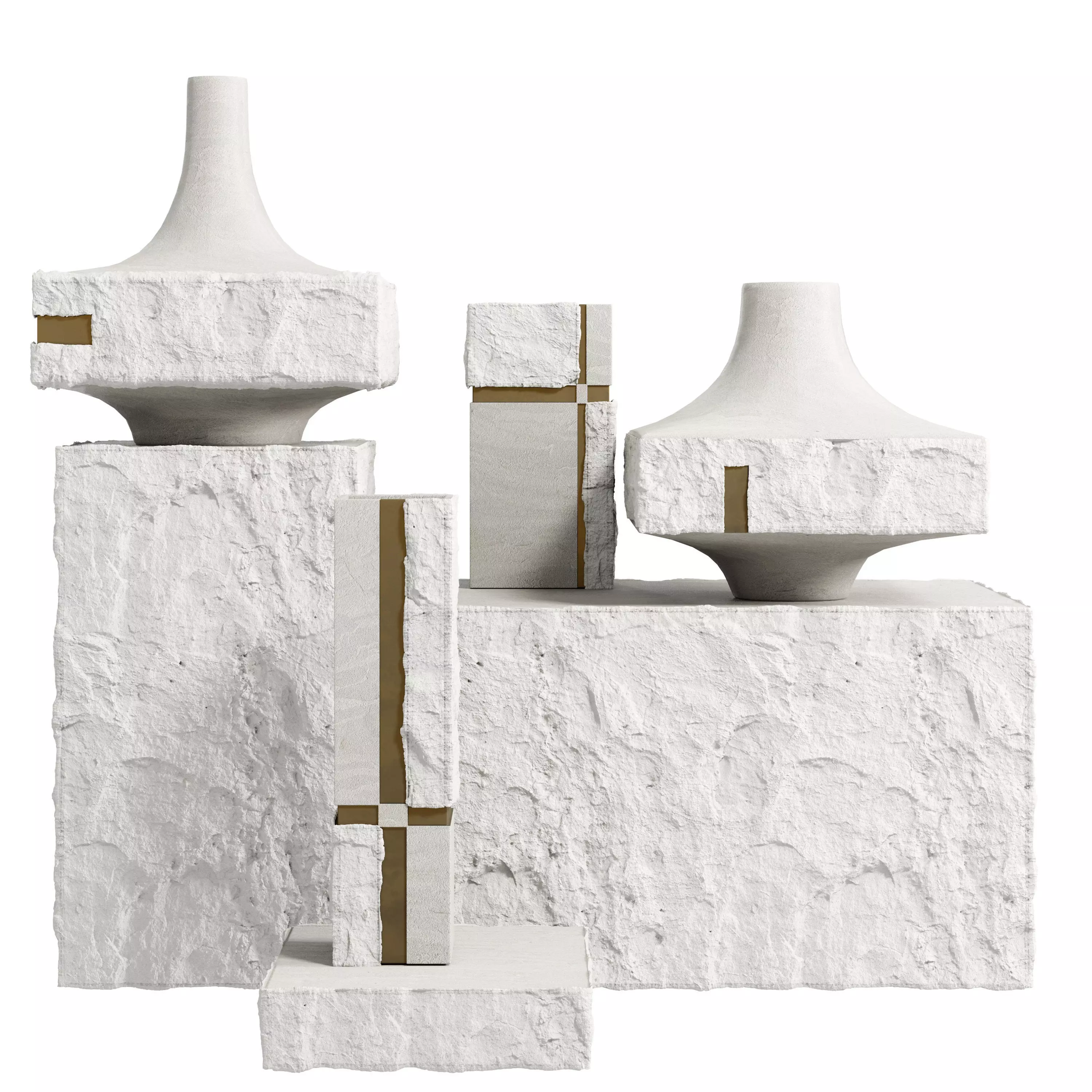 Jan Vogelpoel Convergence Sculptural Vessel CONVERGENCE VESSELS 3D model_0