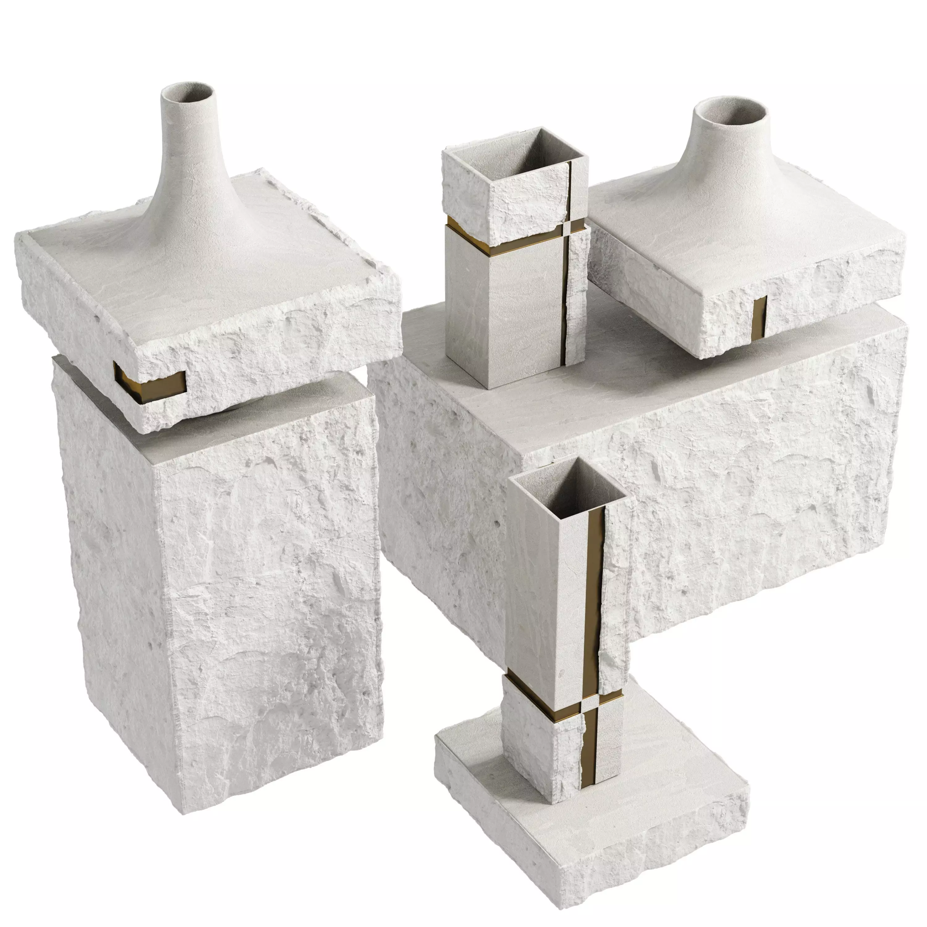 Jan Vogelpoel Convergence Sculptural Vessel CONVERGENCE VESSELS 3D model_1