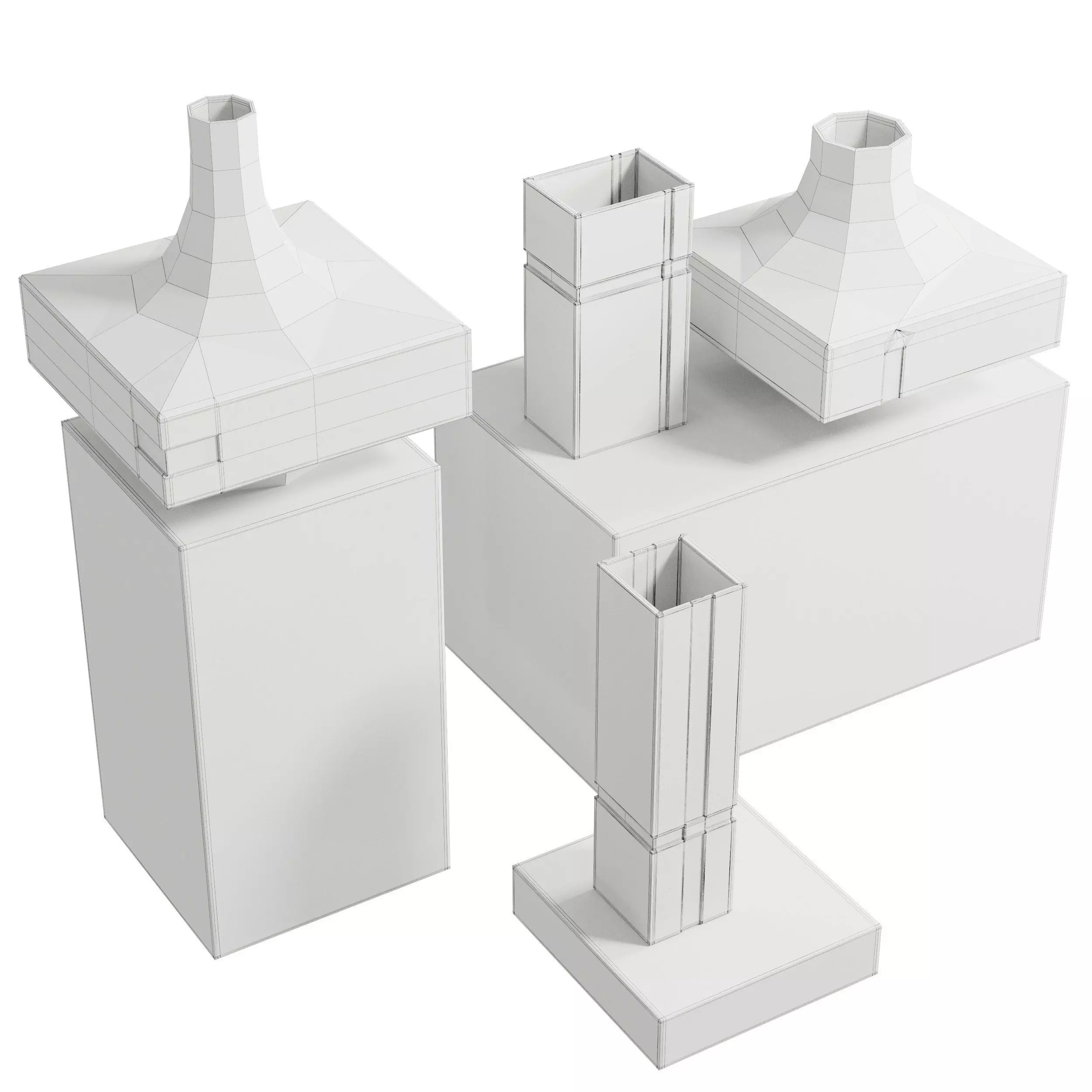 Jan Vogelpoel Convergence Sculptural Vessel CONVERGENCE VESSELS 3D model_5