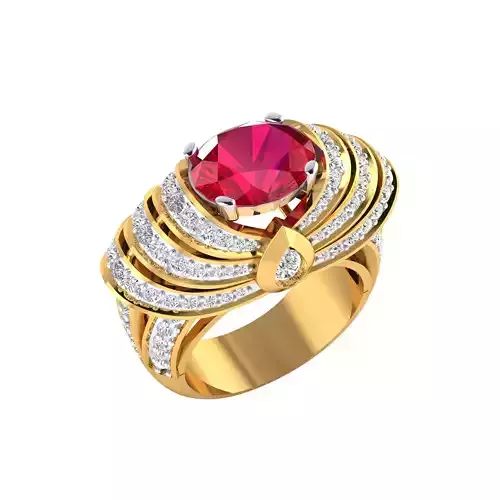 Women Ring Render 3dm STL MTL SLC JCD OBJ FBX Details