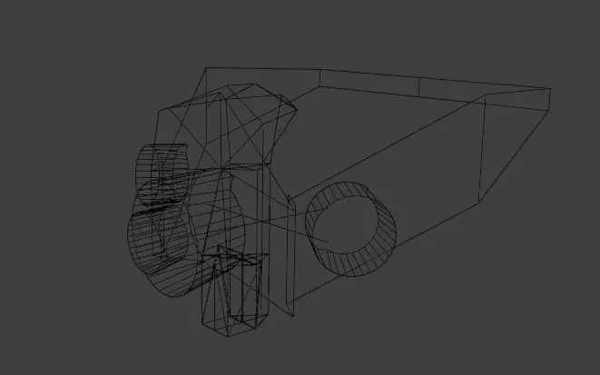 Minimalist Low-Poly Mask PBR Textured 3D Model Low-poly 3D model_2