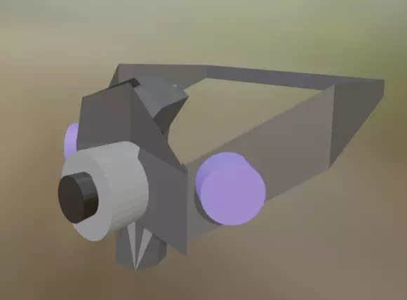 Minimalist Low-Poly Mask PBR Textured 3D Model Low-poly 3D model_1