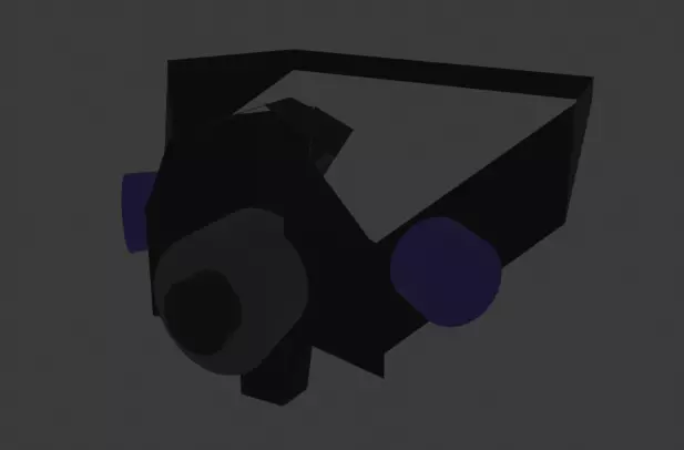 Minimalist Low-Poly Mask PBR Textured 3D Model Low-poly 3D model_3