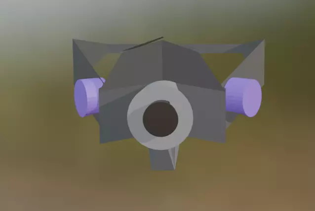 Minimalist Low-Poly Mask PBR Textured 3D Model Low-poly 3D model_0