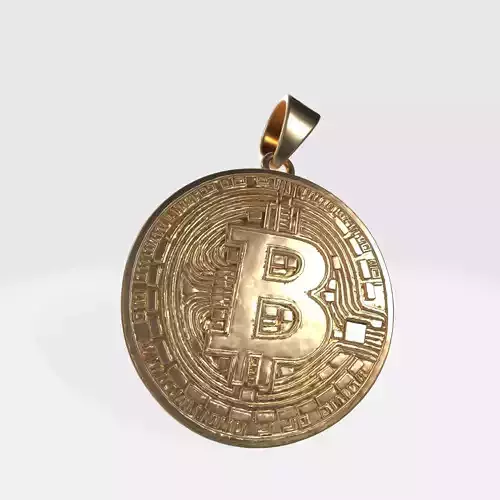 BTC Crypto Pendant Keychain 7
