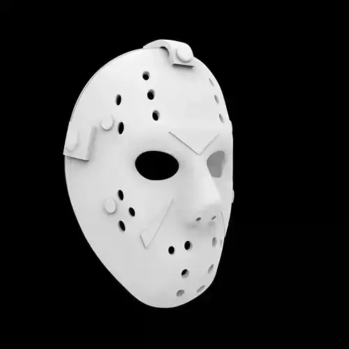 Horror Hockey Mask 3D Printable Model-