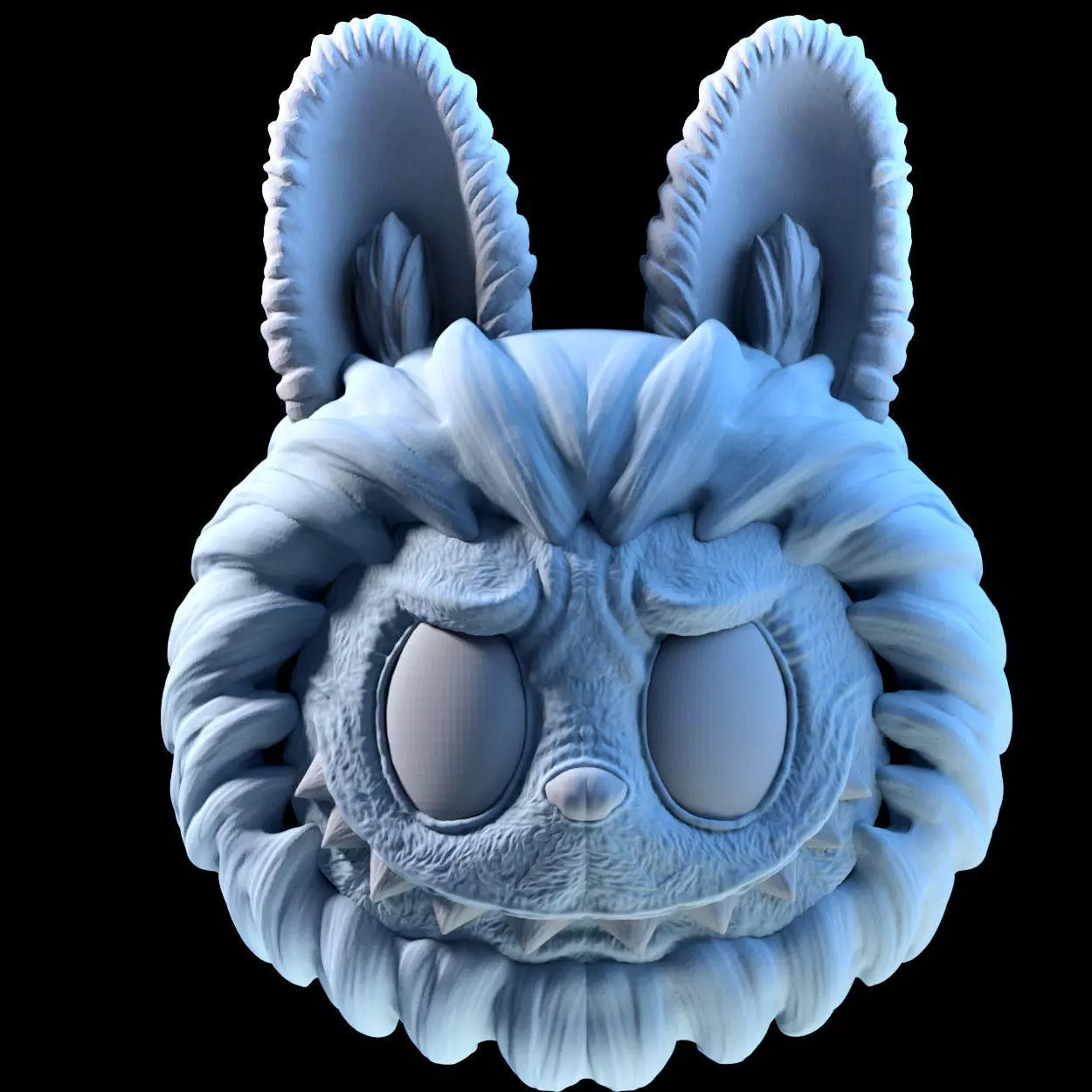 labubu mask reasita 3D print model_0