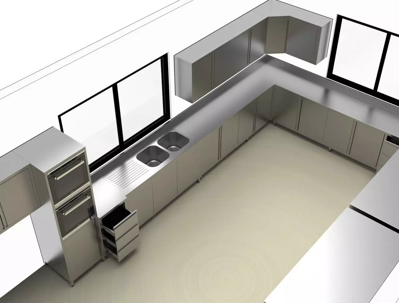 kitchen 21 3D model_2