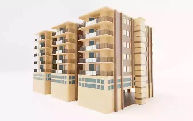 Apartment building model
