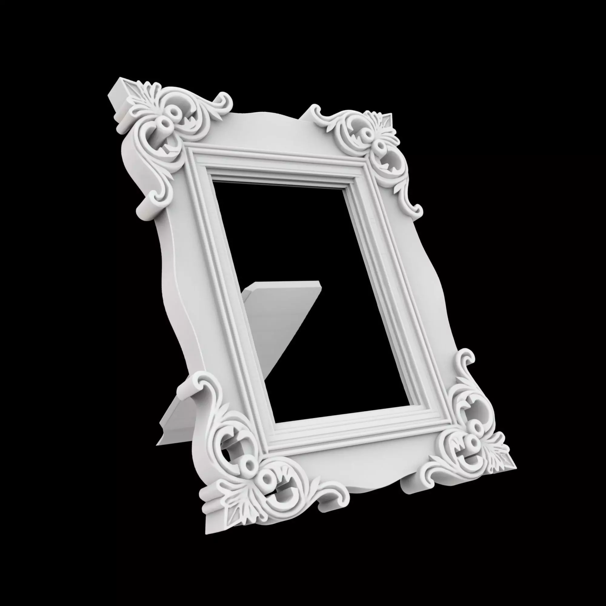 Ornate Baroque Picture Frame 3D print model
