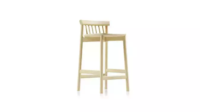 Pind Barstool 65 by Normann Copenhagen 3D model