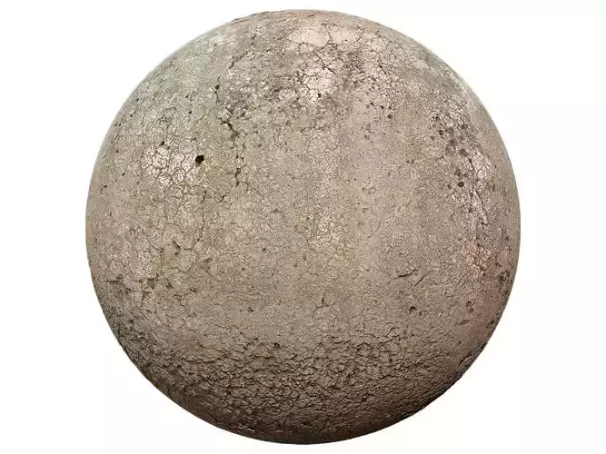  Damaged Concrete Wall PBR