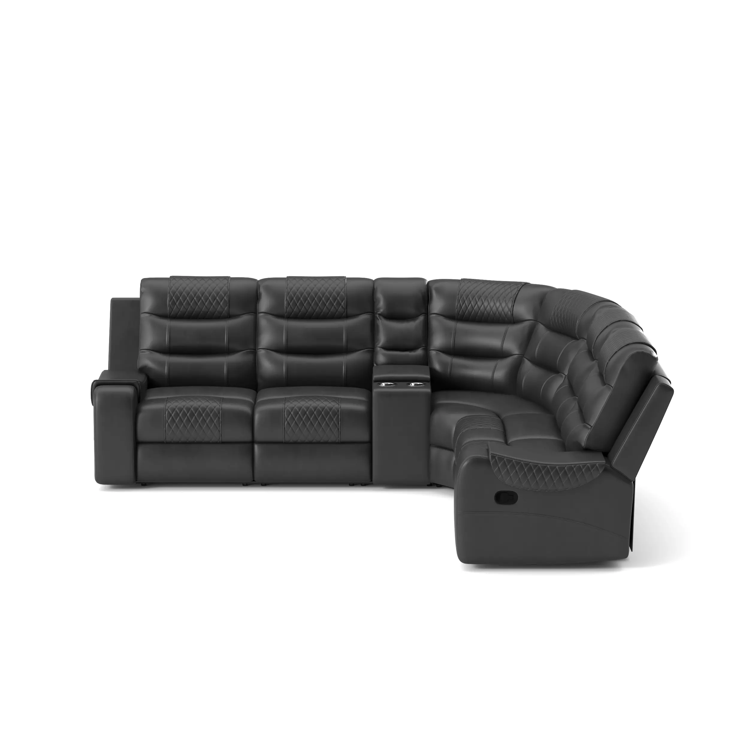 Leather Sofa  3D model_2