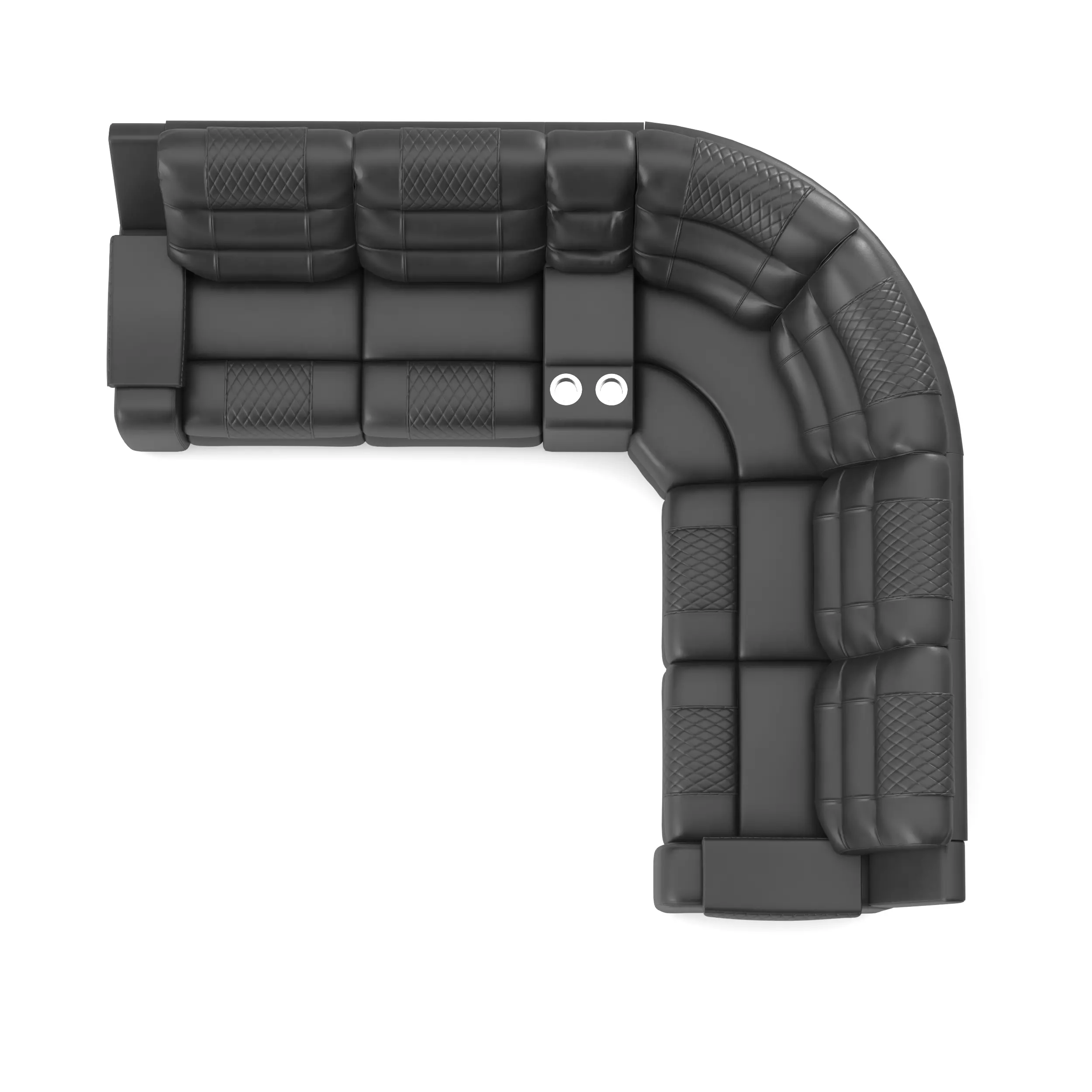 Leather Sofa  3D model_6