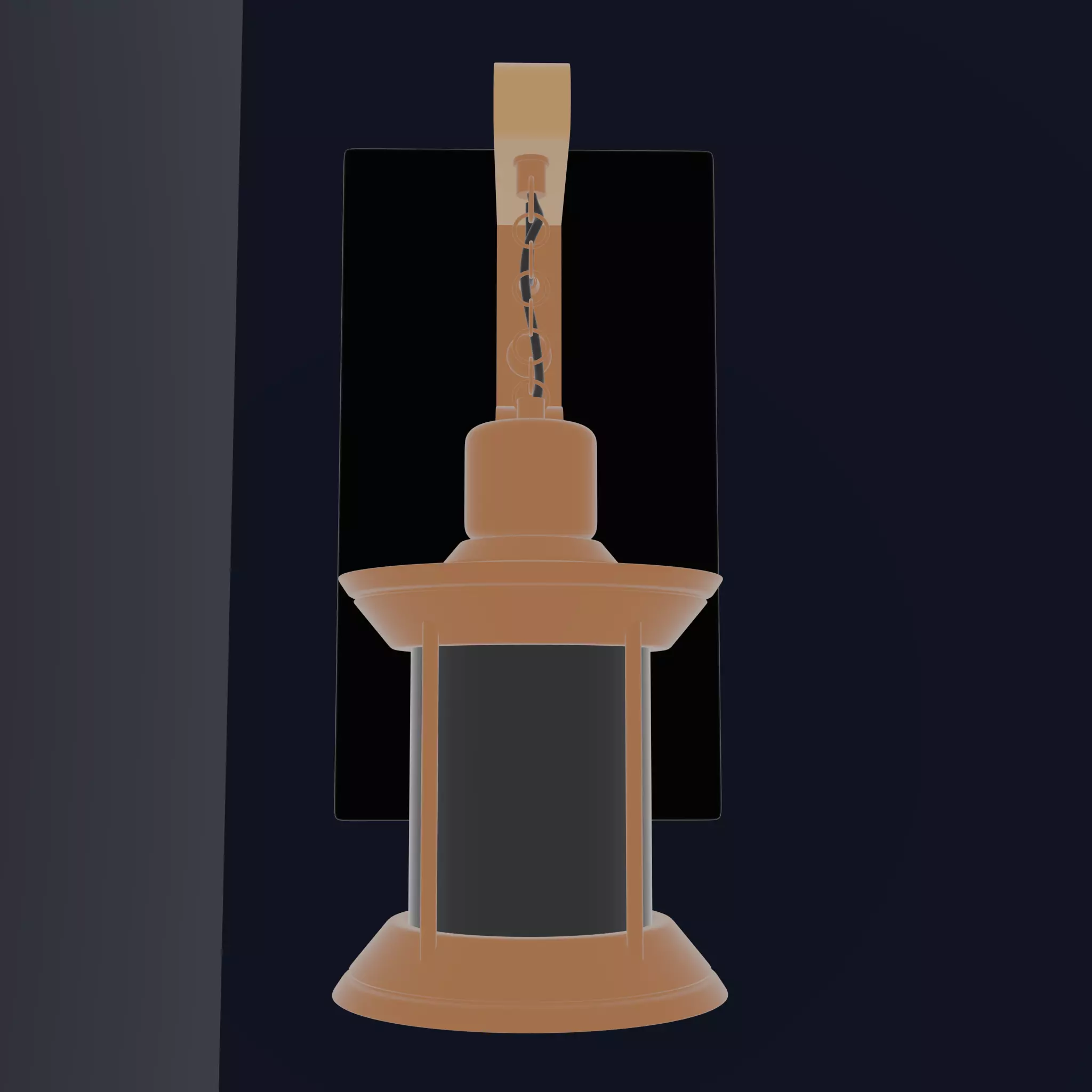 3D simple stylized wall lamp 3D model_12