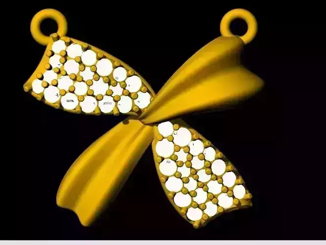 Ribbon pendant 3dm file