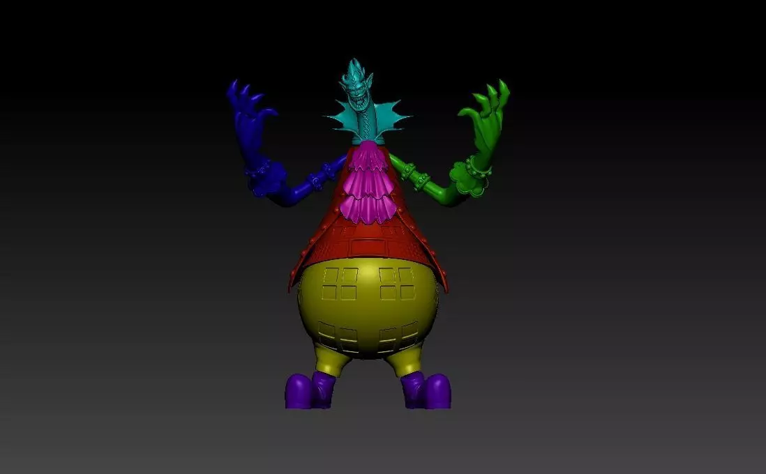 Gecko Moria - ONE PIECE 3D print model_1