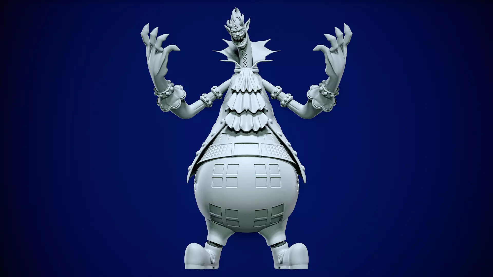 Gecko Moria - ONE PIECE 3D print model_2